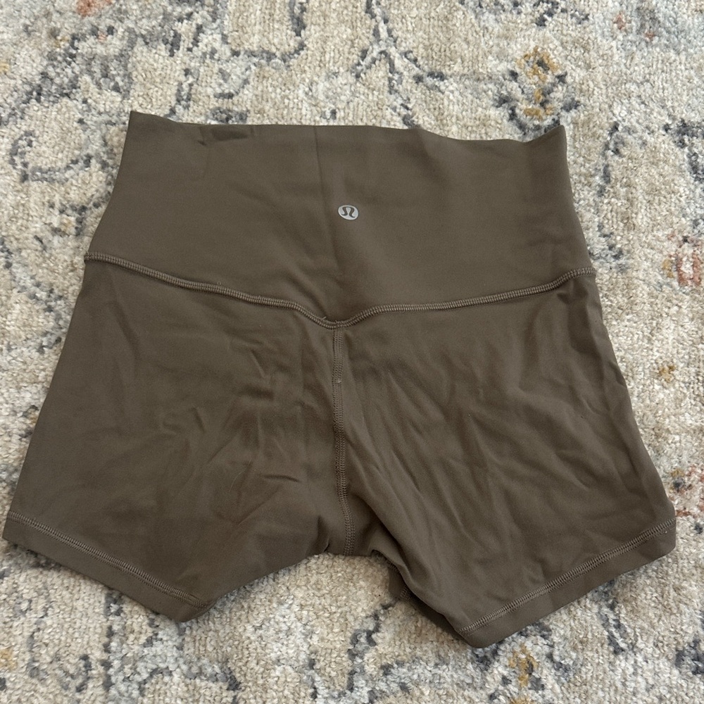 lululemon athletica High-Rise Bike Shorts in Brown